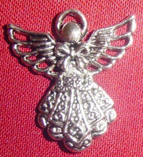 26mm Lead Free Tibetan Silver Angel Charm