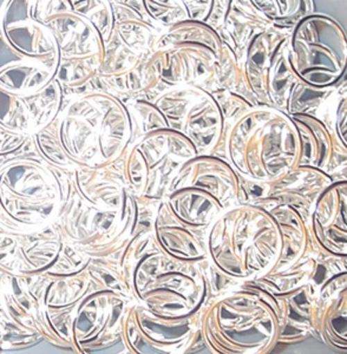 5mm Silverplated Jump Rings - 20g/300pcs+++ LOW PRICING, FREE CONTAINER!