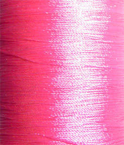 10 meters Carded Offcuts HOT PINK Fine Beading Silk Thread