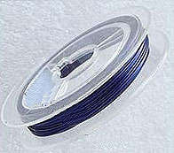 2 meters Pre-cut 0.45mm BLUE Tigertail Wire