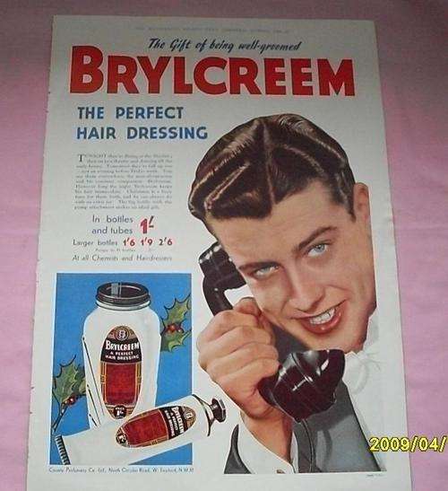 BRYLCREEM ADVERTISEMENT