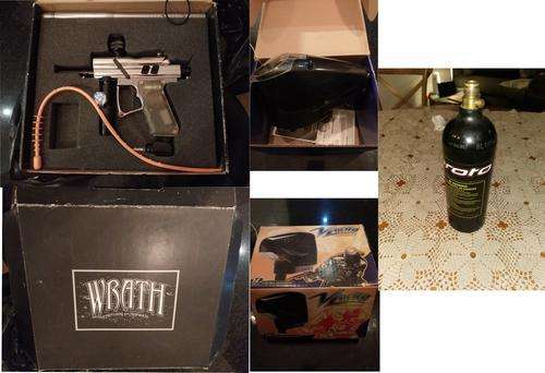 Diablo Wrath Marker + Velocity Viewloader + 2 x 20oz CO2 tanks + 2x PODs