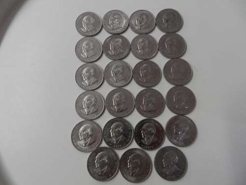 Coins: South African collectable uncirculated 1979 nickel R1 coins