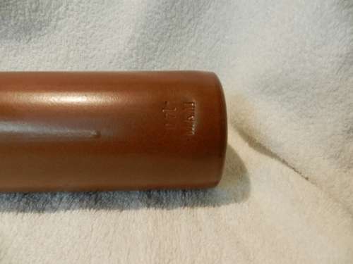 Collectable Stone Bottle (empty) with stopper.  No label, tall bottle - colour brown.