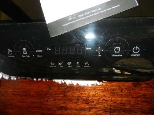 Prima One and Only Induction Stove Single Plate. Sensor touch control with 4 digit display