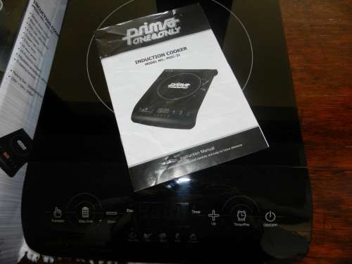 Prima One and Only Induction Stove Single Plate. Sensor touch control with 4 digit display