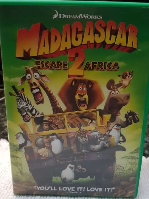 Kids DVD   Madagascar 2 , Escape to Africa. Good, clean condition.