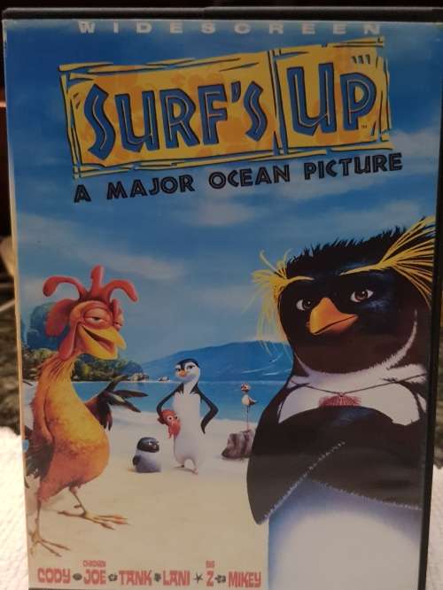 Kids DVD   Surfs Up, a Major Ocean Picture. Good, clean condition.