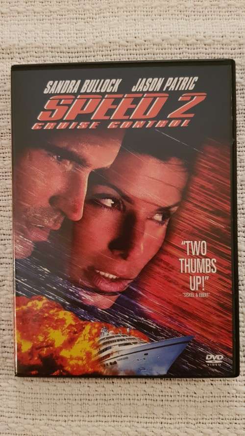DVD Movie  Speed 2 Cruise Control  Sandra Bullock  Suspense - PG.