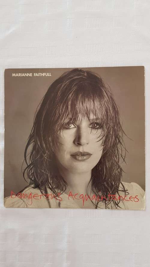 Vintage Vinyl Music LP Records. Title: Marianne Faithful, Dangerous Acquaintances