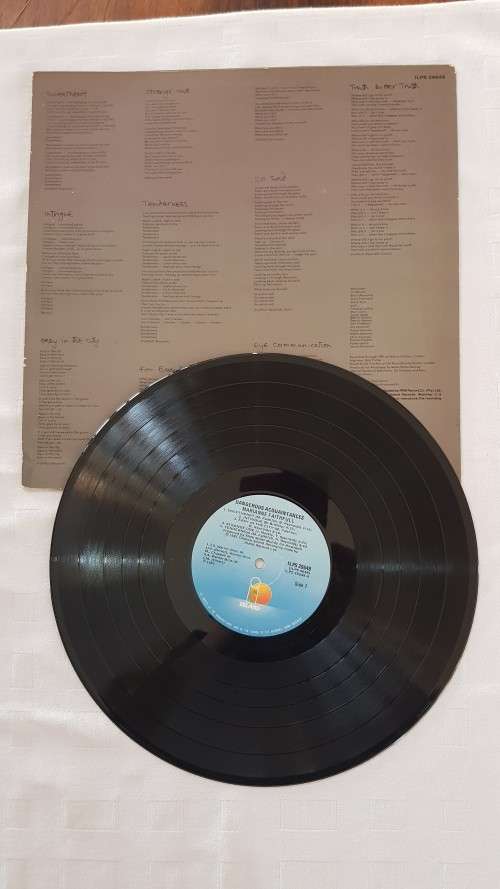 Vintage Vinyl Music LP Records. Title: Marianne Faithful, Dangerous Acquaintances