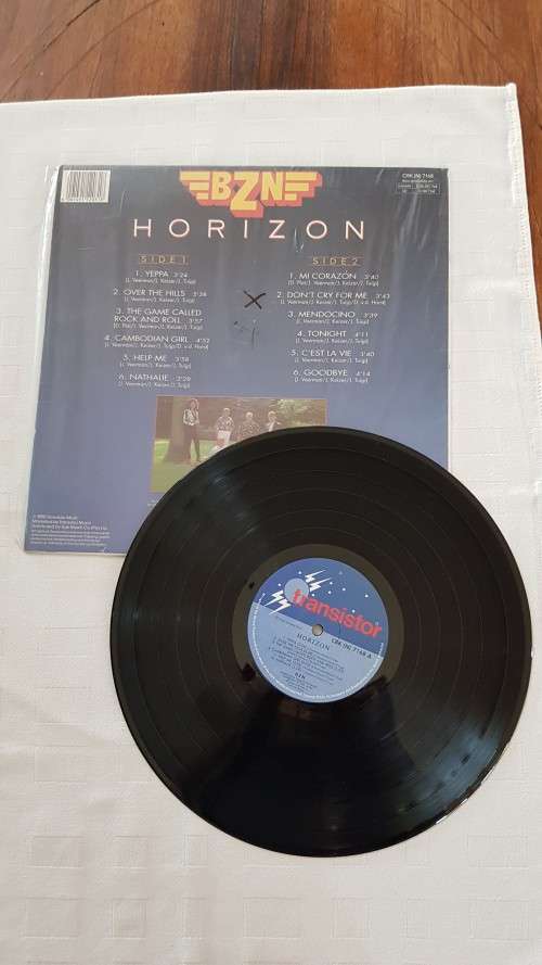 Vintage Vinyl Music LP Records. Title: BZN, Horizon (Dutch band but songs are in English).