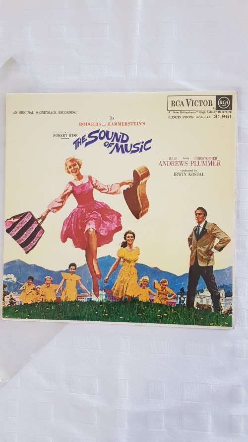 Vintage Vinyl Music LP Records. Title: The Sound of Music  (Roger and Hammerstein) -Original Sound