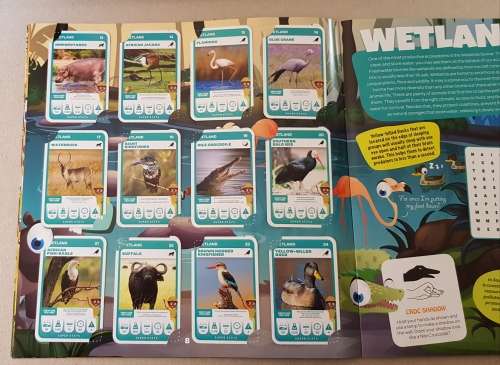 Card Albums: Pick n Pay South African Super Animals plus a few doubles and a few of the error cards