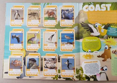 Card Albums: Pick n Pay South African Super Animals plus a few doubles and a few of the error cards