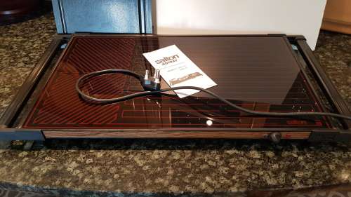 Salton Hot Tray.  Hot tray with two original Salton loose extender trays.