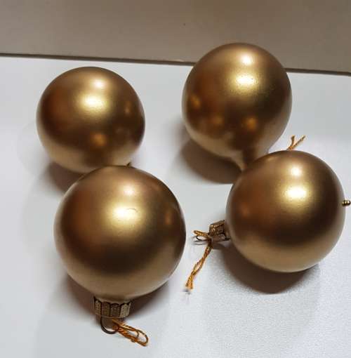 Vintage Christmas tree decorations. Glass balls for hanging in the Christmas tree.