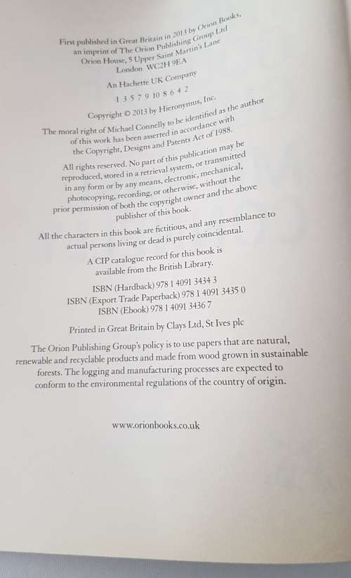 The Gods of Guilt  Michael Connelly