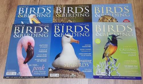 Magazines: African Birdlife Magazines.  6x Magazines. African Birdlife 2008/2009 Vol. 13