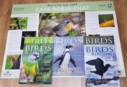 Magazines: African Birdlife Magazines.  5x Magazines. African Birdlife 2009/2010 Vol. 14