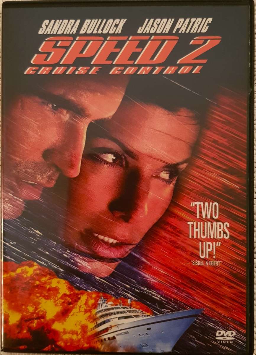 DVD Movie  Speed 2 Cruise Control  Sandra Bullock  Suspense - PG.