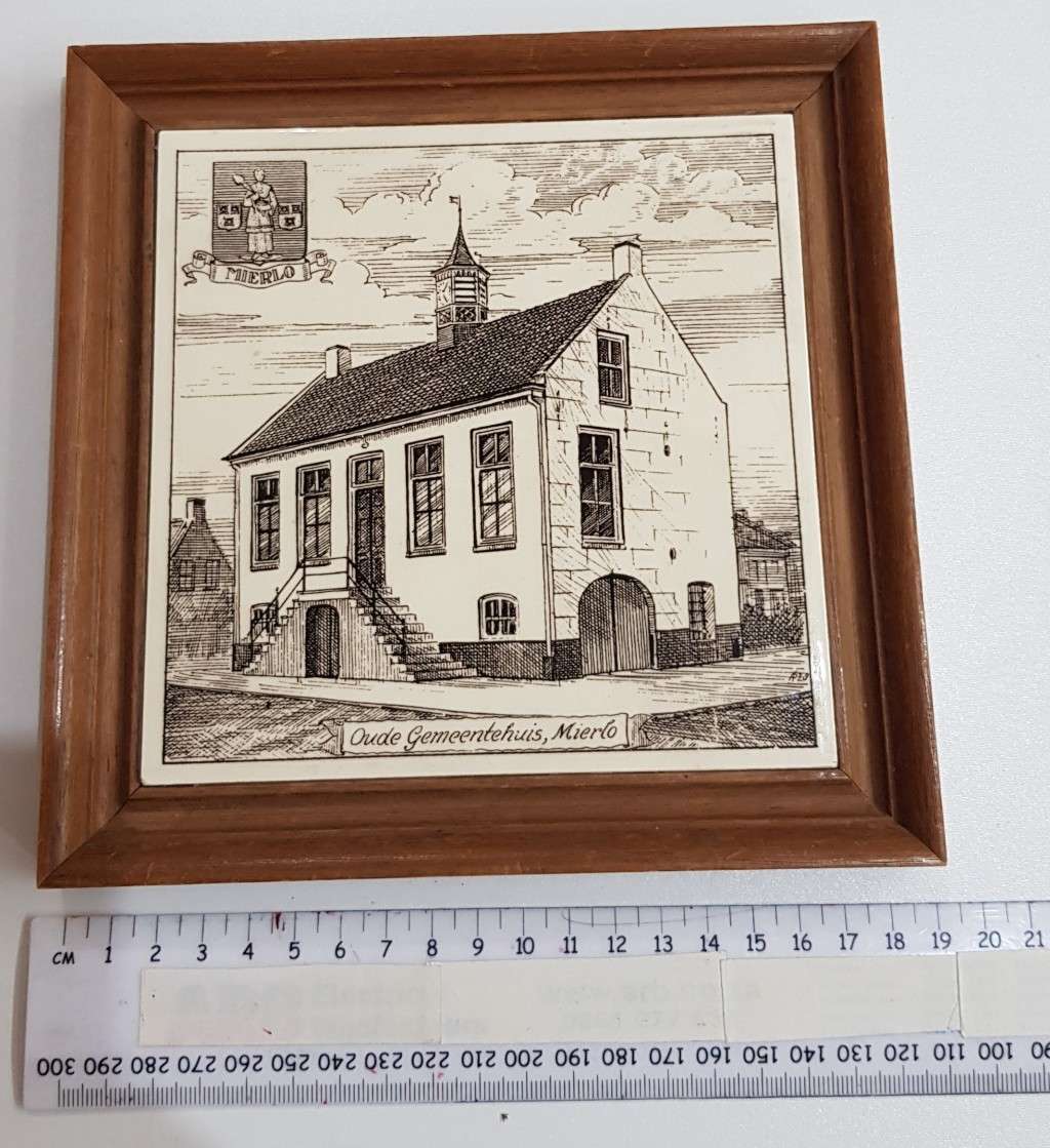 Vintage Dutch Framed Tiles.