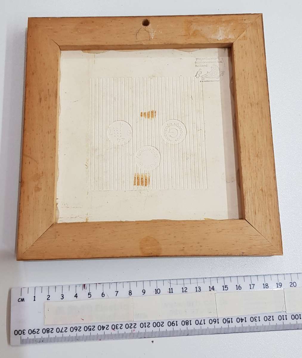 Vintage Dutch Framed Tiles.