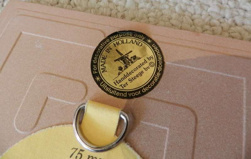 Dutch Wall Tile  Hand decorated by Ter Steege Holland