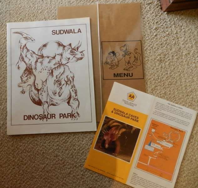 Sudwala Dinosaur Park souvenir:  Consists of Sudwala Park Booklet