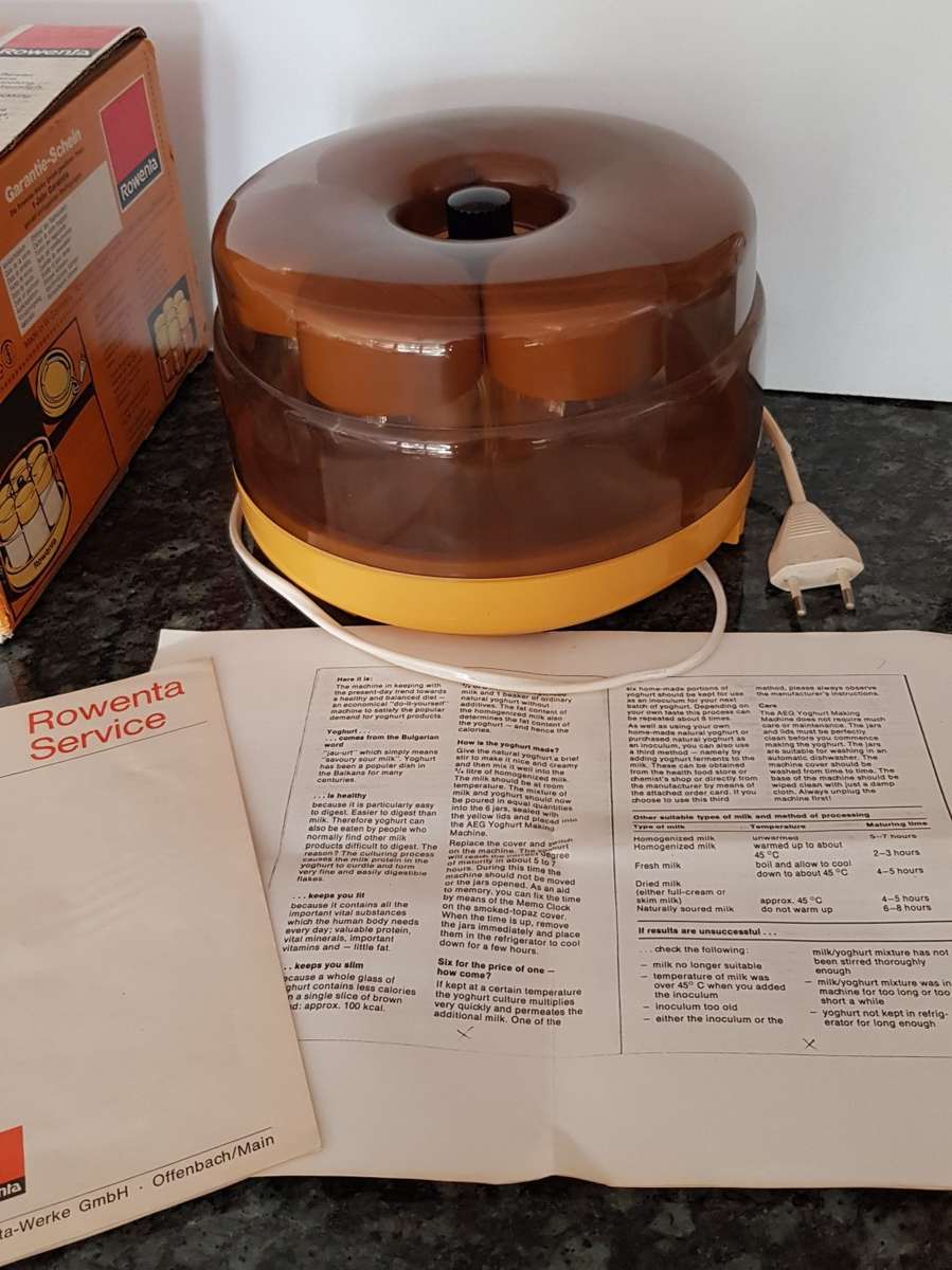 Rowenta Joghurt Bereiter.  Electrical Yoghurt maker.