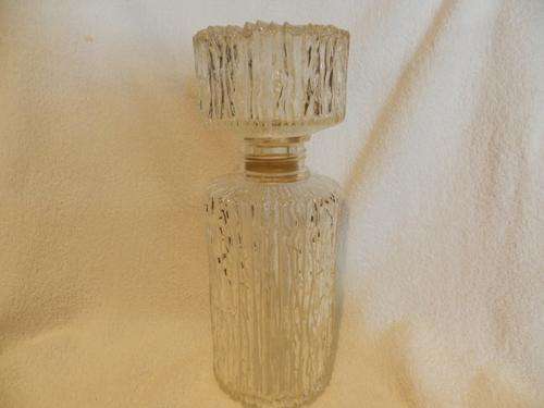 Vintage Pressed Glass decanter