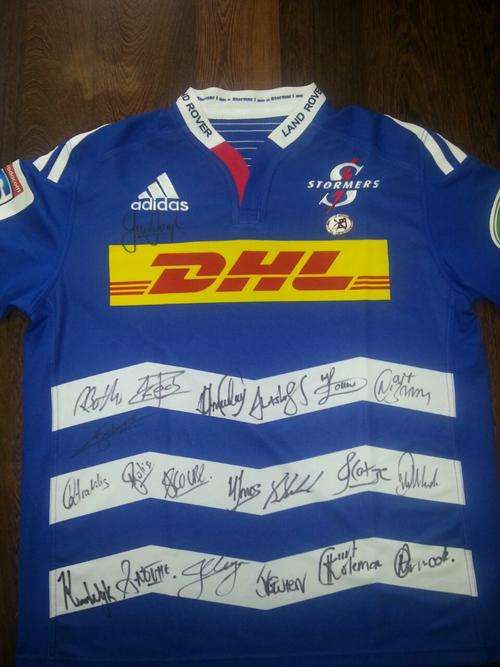 SIGNED 2015 Stormers Jersey