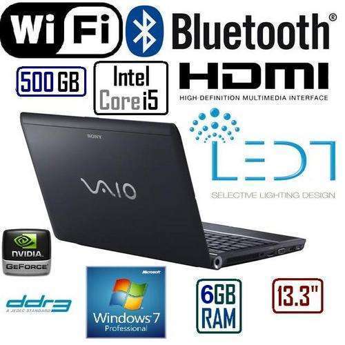 Sony VAIO S Series VPCS117GG/B Intel Core i5 520M 2.40GHz with Turbo Boost up to 2.93GHz