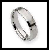 STAINLESS STEEL MENS RING