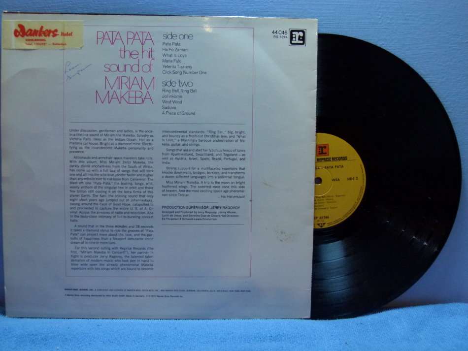 MIRIAM MAKEBA - Pata Pata - US Pressing