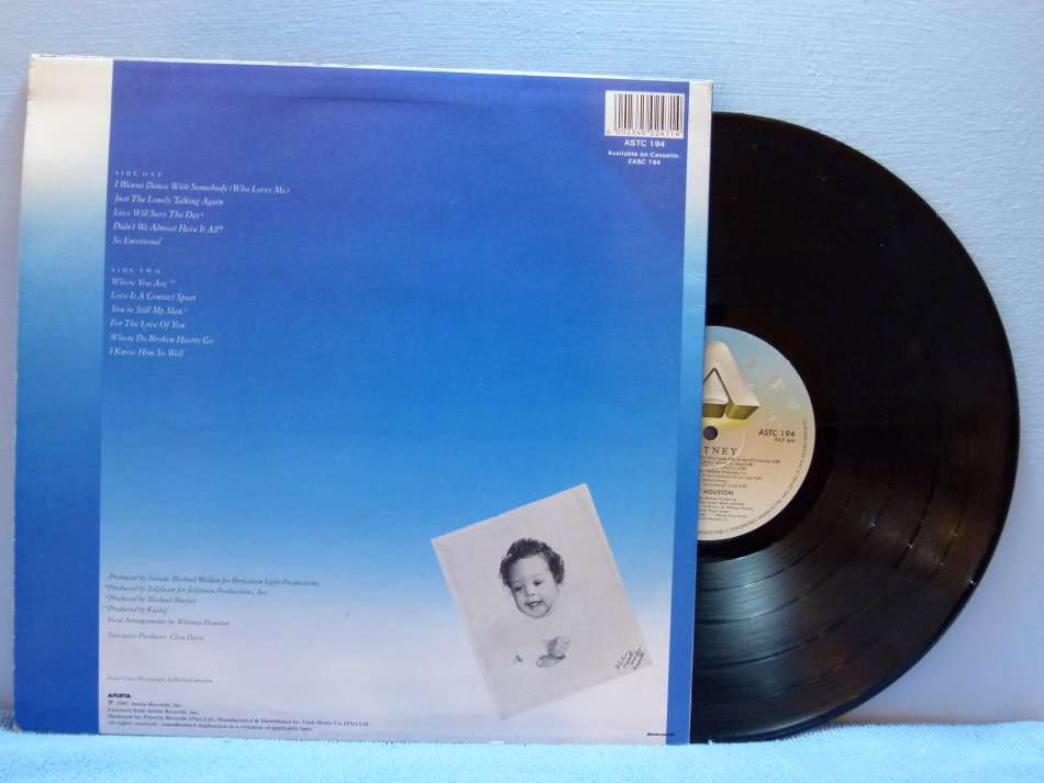 WHITNEY HOUSTON  -  Whitney  -  SA Pressing