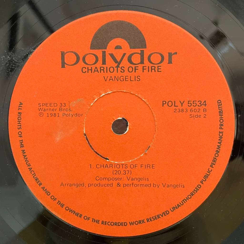 VANGELIS - Chariots Of Fire [ VG / VG ]