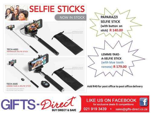 Selfie-Stick (With Button on Stick)