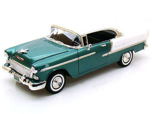 CHEVY BEL AIR GREEN WHITE TOP 1955 Extremely rare BOXED