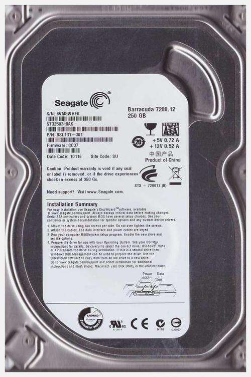 250 GIG WD SATA Seagate desktop HDD 3.5
