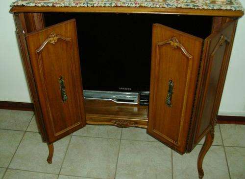 Exceptional Antique TV Cabinet for LCD Plasma and older TV