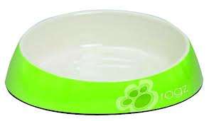 Rogz Melamine Cat Bowl Lime Paw