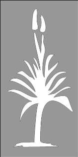 Aloe -  Art Stencil, Mask, Template