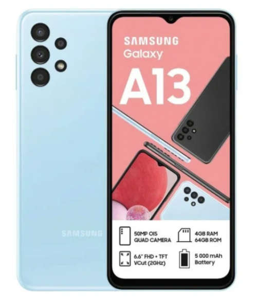 Samsung Galaxy A13 (Blue) - 64 GB Dual Sim