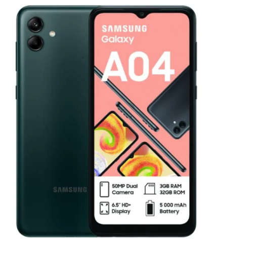 Samsung Galaxy A04 32GB Dual Sim - Green (Brand new & sealed)