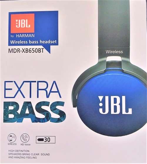 JBL Wireless headset - MDR -XB650BT - Extra Bass (Brand new - Sealed)