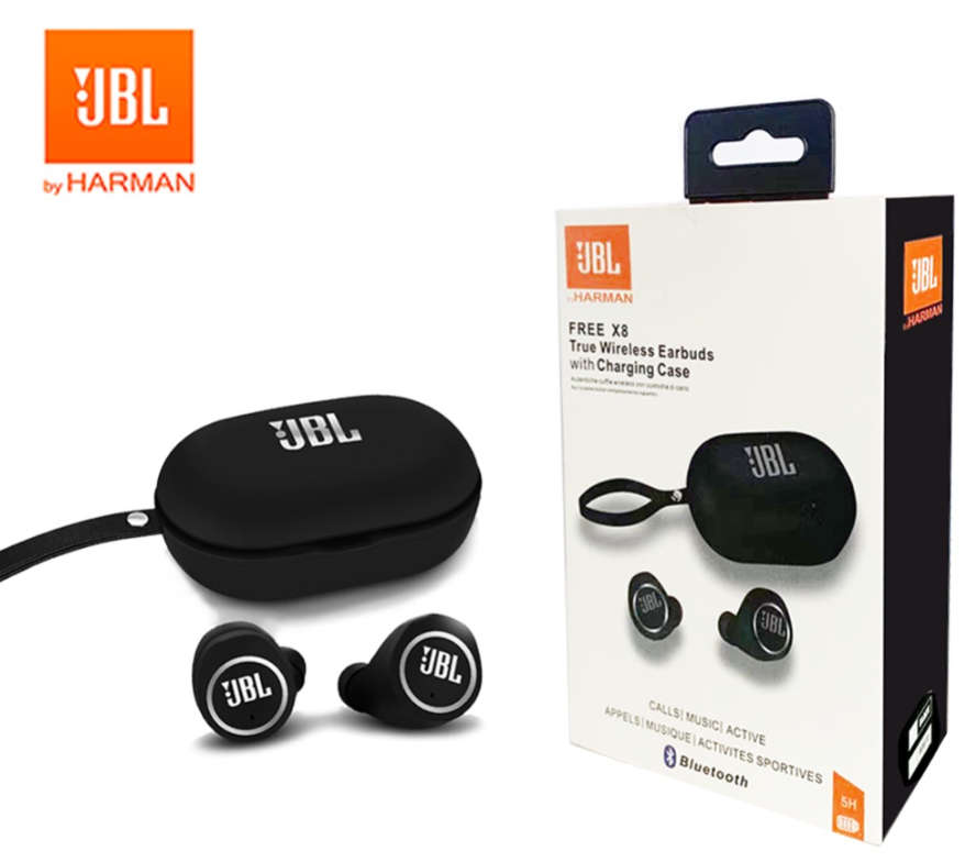 JBL Free X8 True Wireless Earbuds - with charging case (Brand New & sealed)