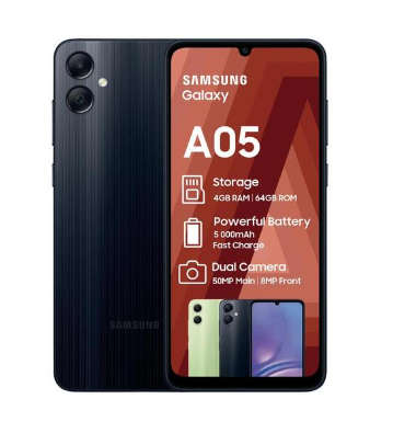 Samsung Galaxy A05 64GB Black (Brand new sealed)
