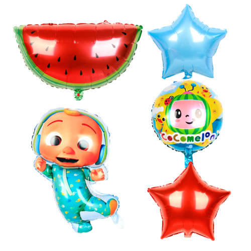 Cocomelon 6PC Foil Baloon Set