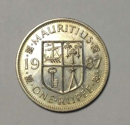 1987 MAURITIUS One Rupee